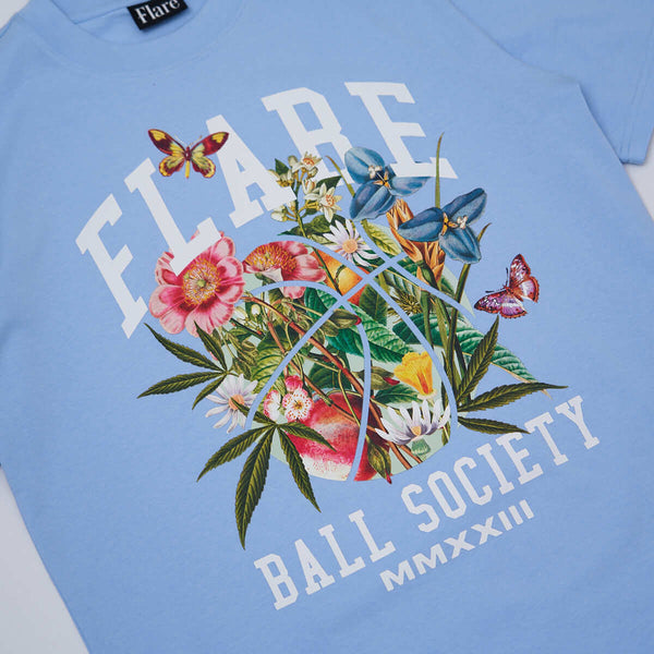 Ball Society T Shirt Power Blue