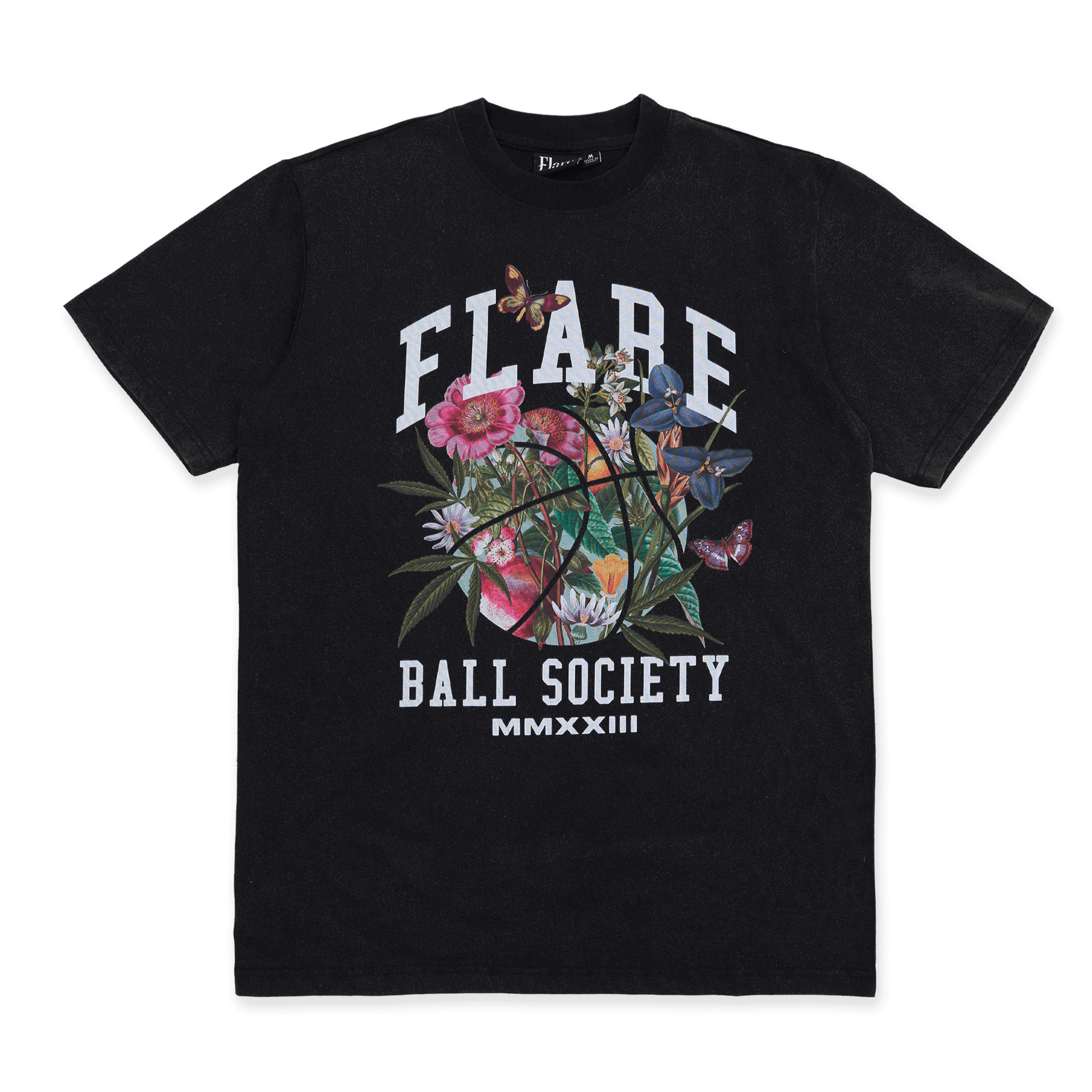Ball Society T Shirt Washed Black