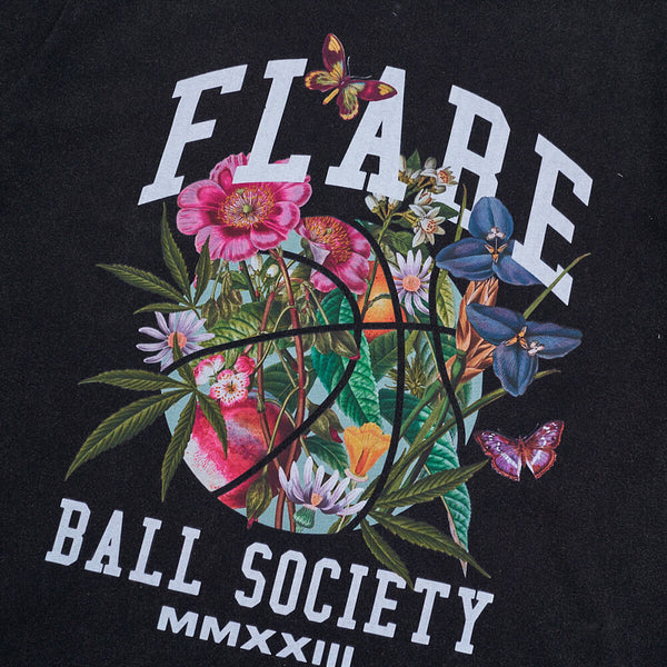 Ball Society T Shirt Washed Black