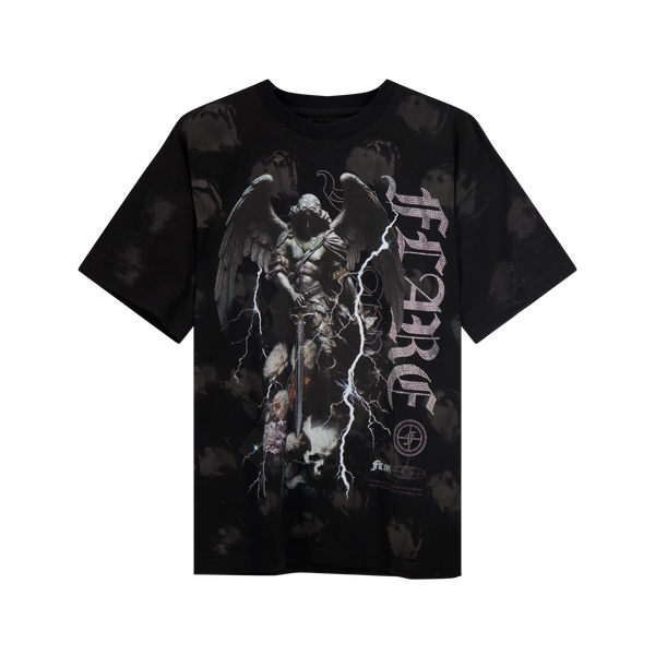 Devine Watcher T Shirt Black Splatter