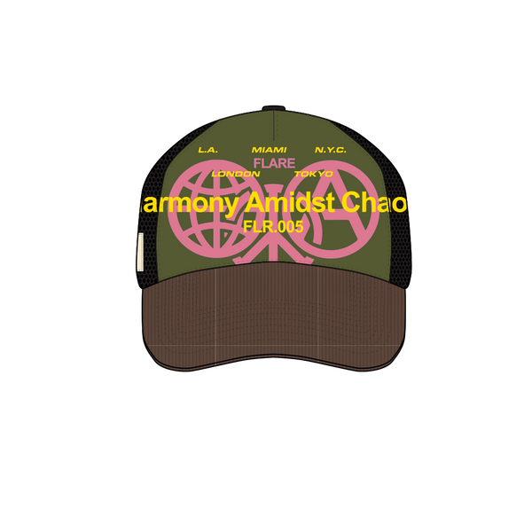 Icons Trucker Hat Military Green