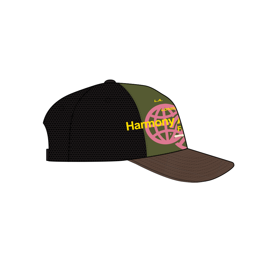 Icons Trucker Hat Military Green