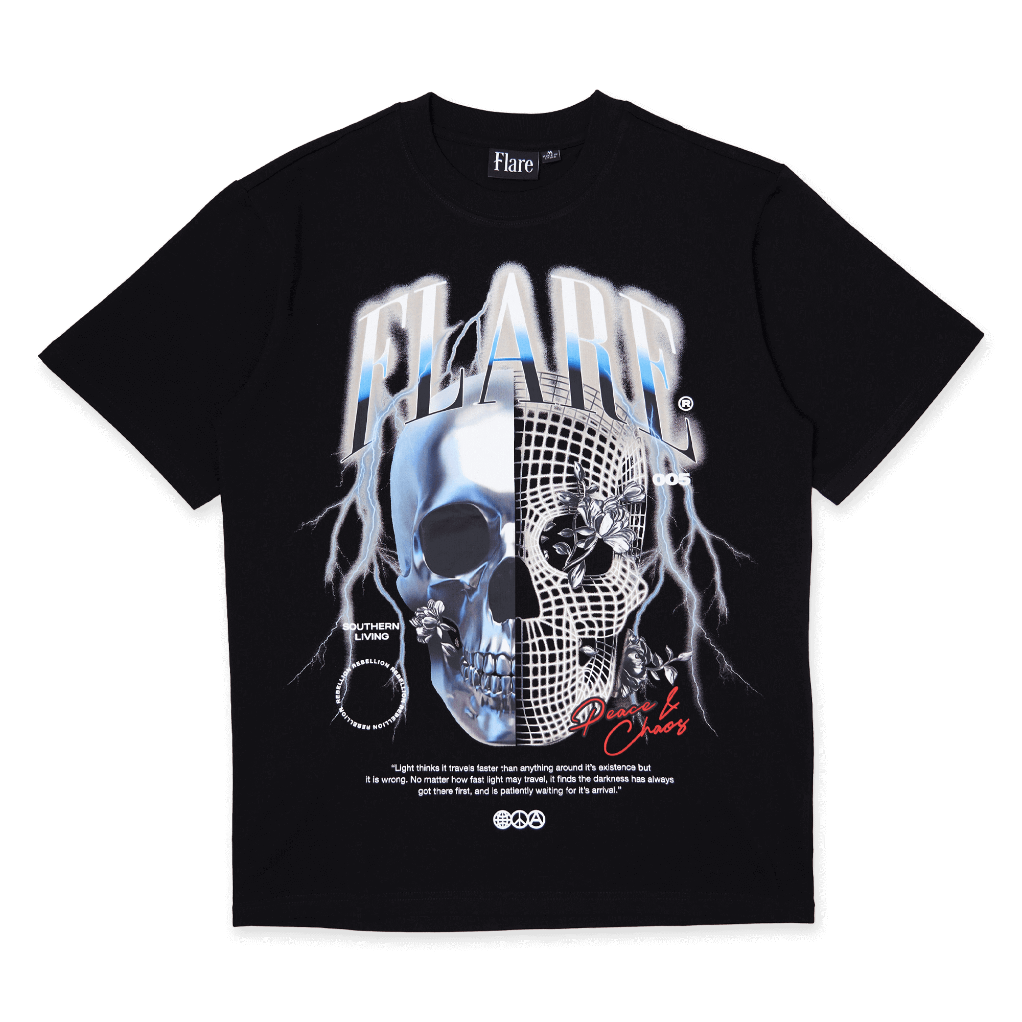 Lightworks T Shirt Washed Black