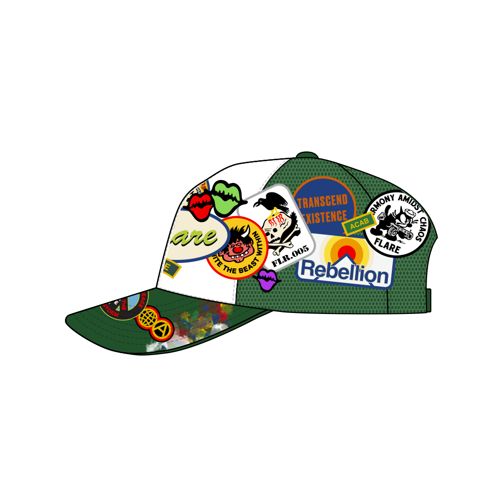 Patchworks Trucker Hat Forrest Green