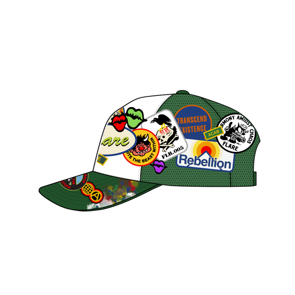 Patchworks Trucker Hat Forrest Green