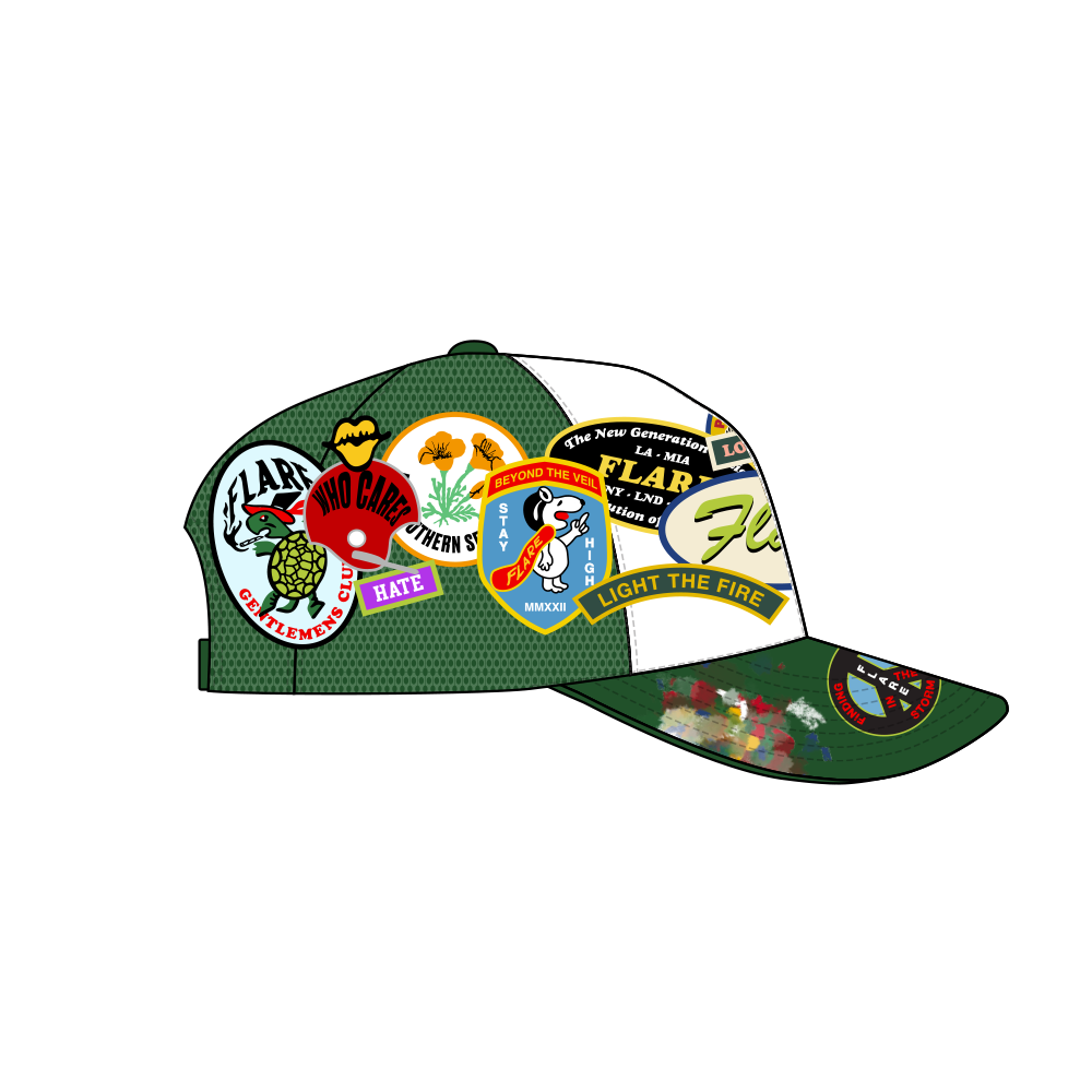 Patchworks Trucker Hat Forrest Green