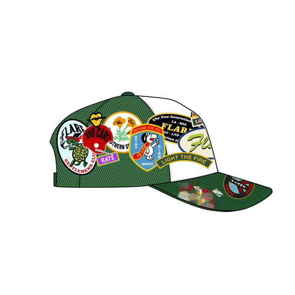 Patchworks Trucker Hat Forrest Green