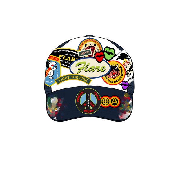Patchworks Trucker Hat Navy