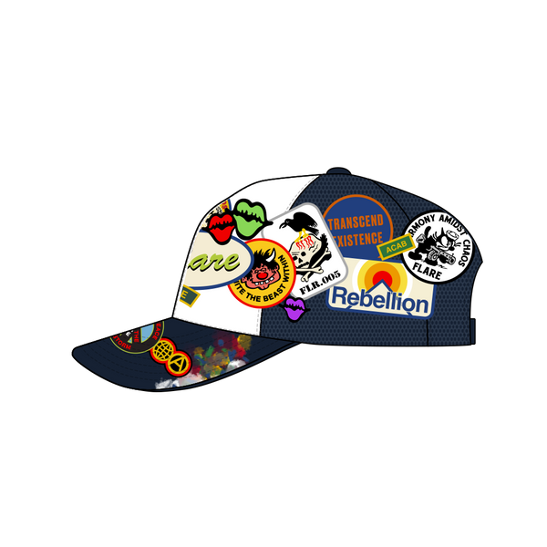 Patchworks Trucker Hat Navy