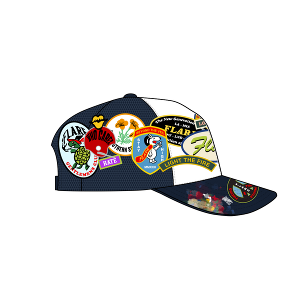Patchworks Trucker Hat Navy