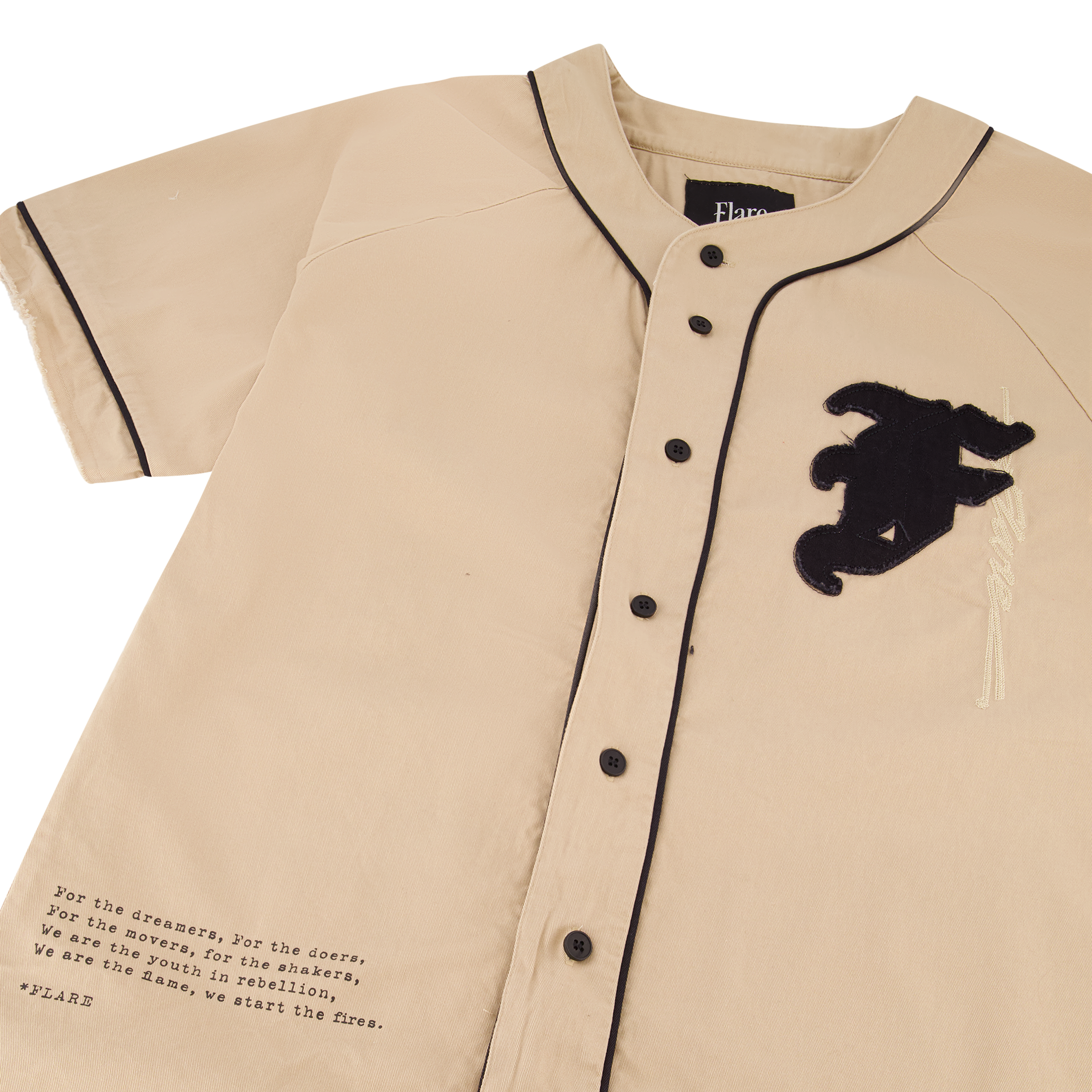 Rapture Baseball Jersey Sandshell