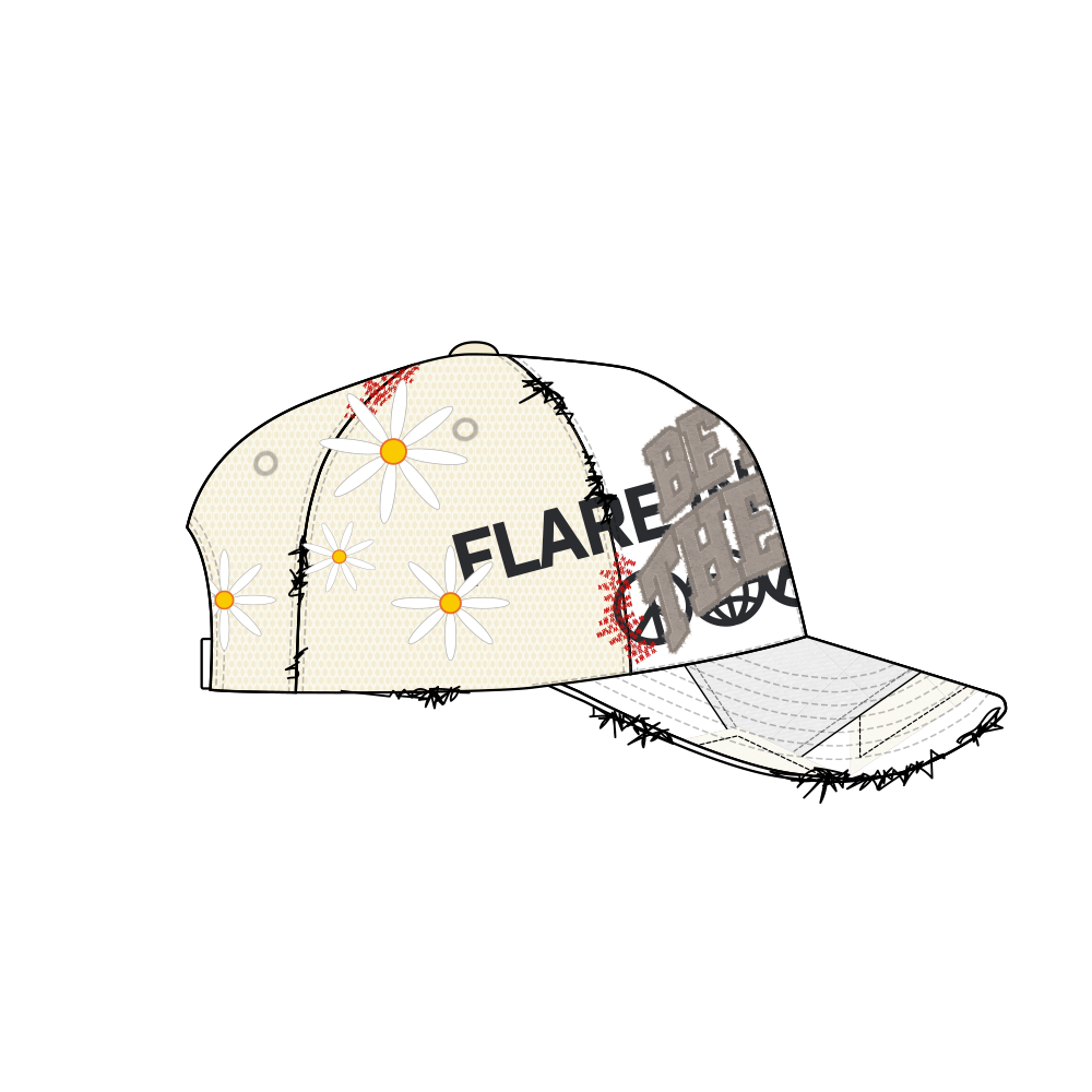 Rapture Trucker Hat Cream