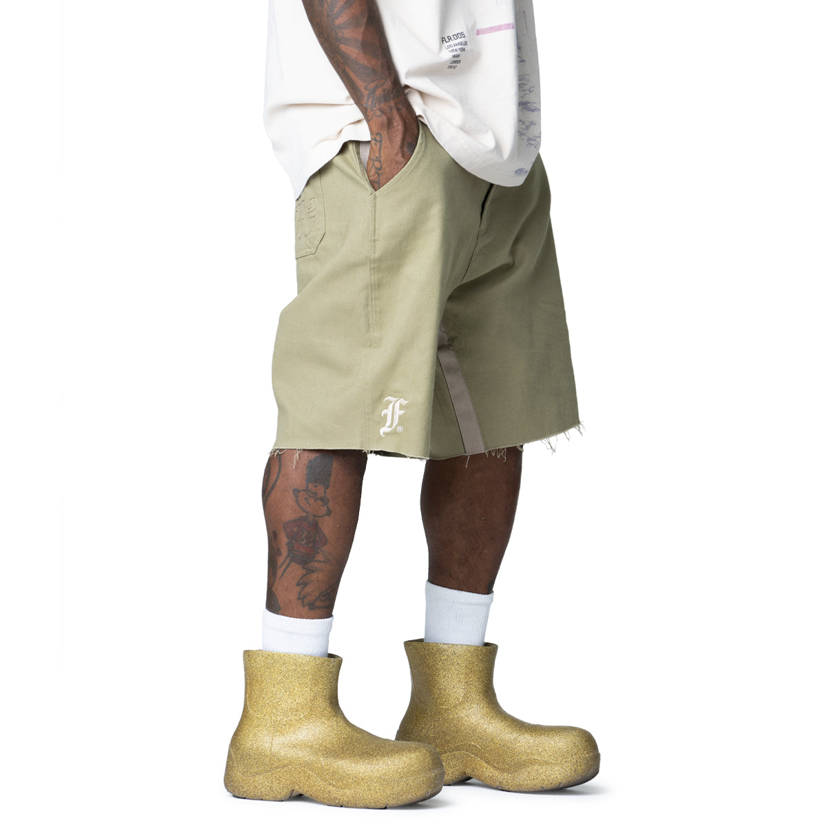 Spiral Chino Shorts Tan