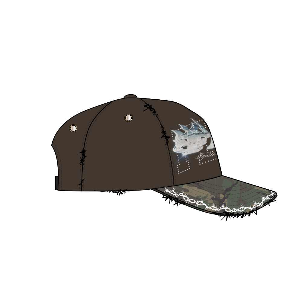 World Tour Trucker Hat Brown
