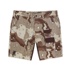 Washed Camo Twill Shorts Desert