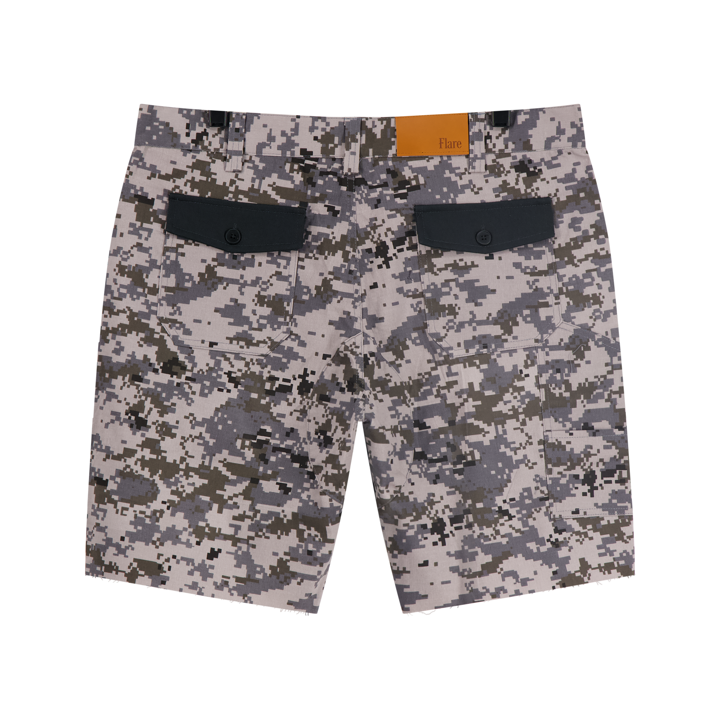 Washed Camo Twill Shorts Digi