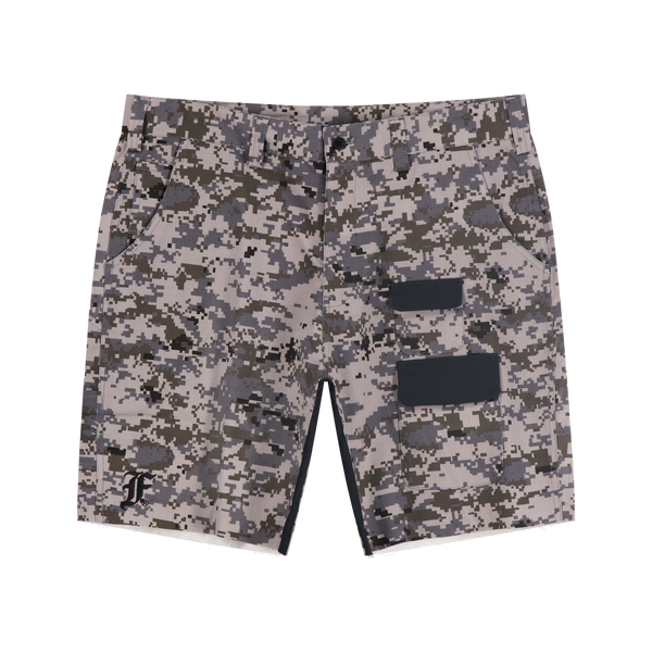 Washed Camo Twill Shorts Digi