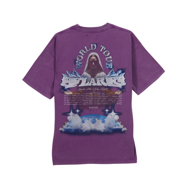 World Tour T Shirt Washed Lilac