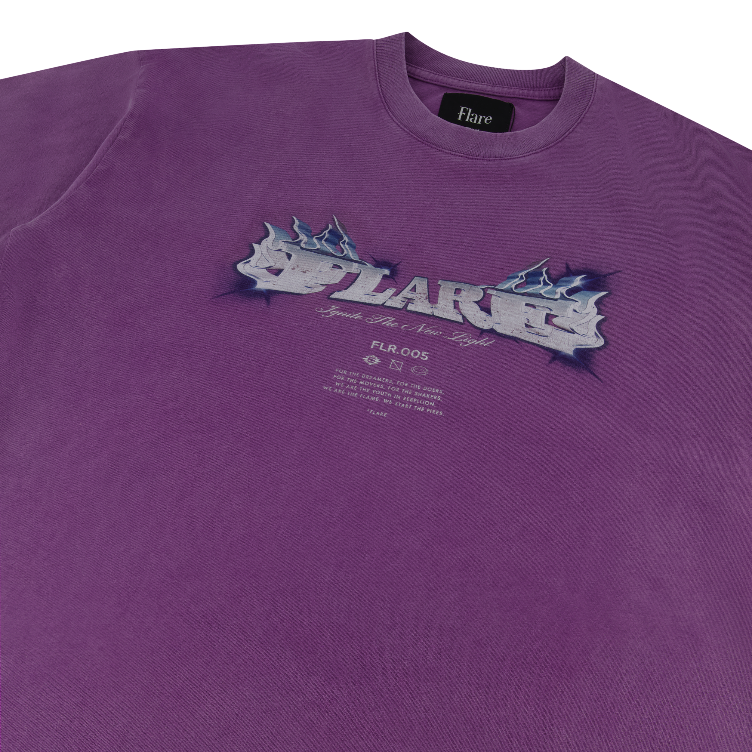 World Tour T Shirt Washed Lilac