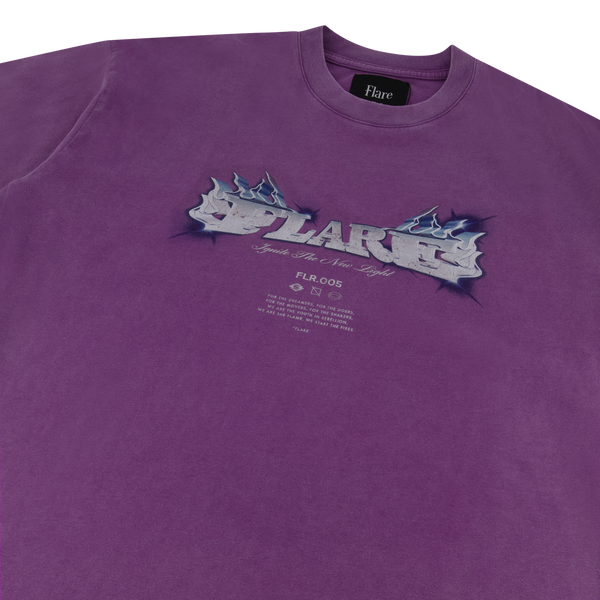 World Tour T Shirt Washed Lilac