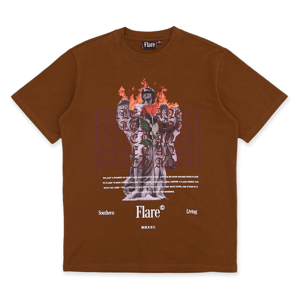 Fallen Angel T Shirt Brown