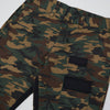 Washed Camo Flare Twill Pants Woodland