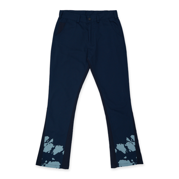 Spiral Flare Chinos Navy