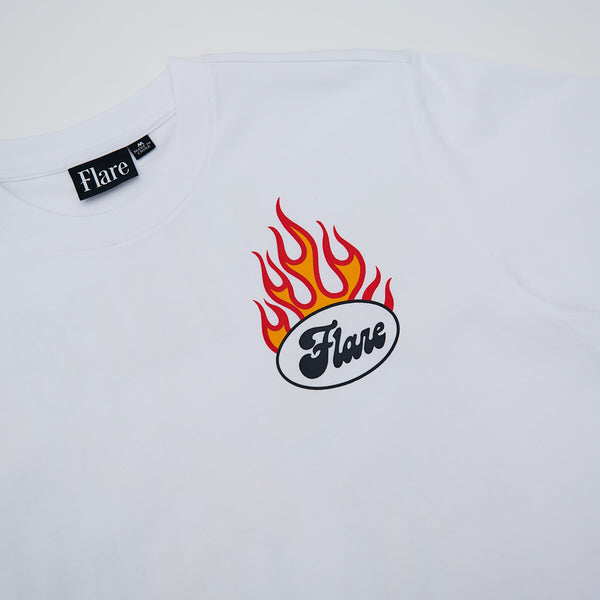 Light The Fire T Shirt White