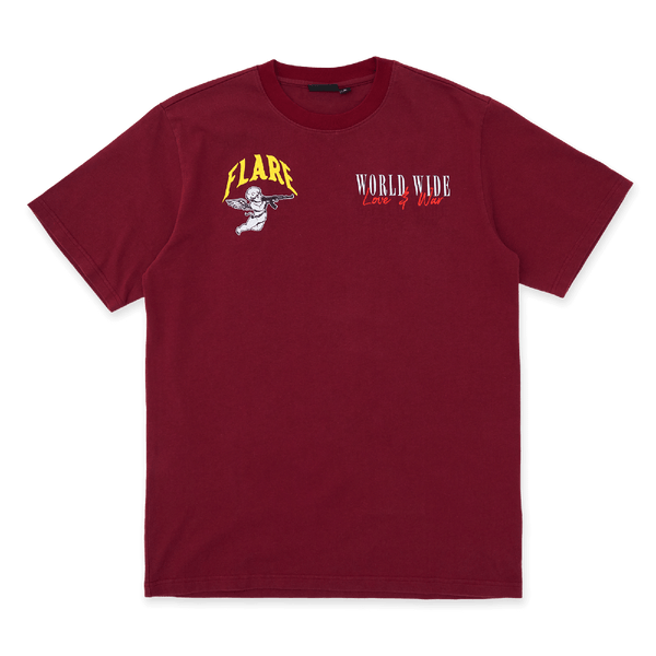 Love War T Shirt Brick