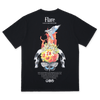 Moth To The Flame T Shirt Black