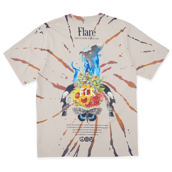 Moth To The Flame T Shirt Tie Dye