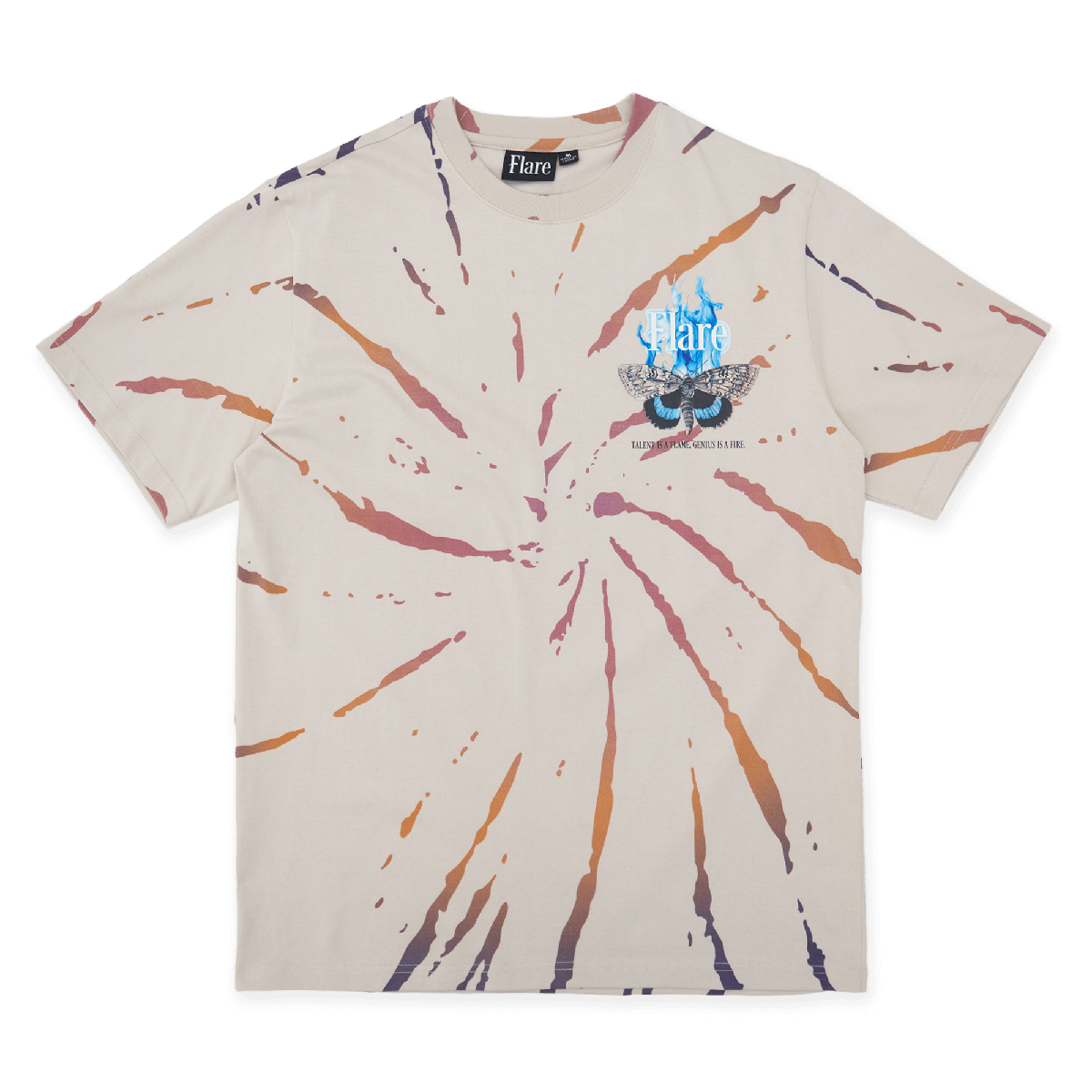 Moth To The Flame T Shirt Tie Dye