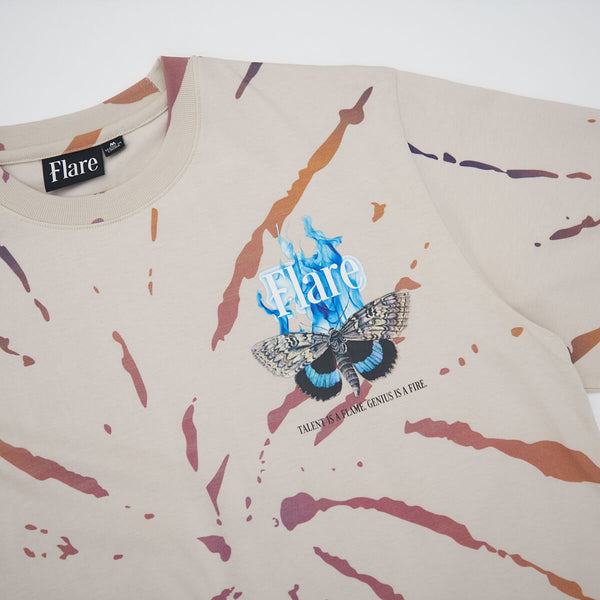 Moth To The Flame T Shirt Tie Dye