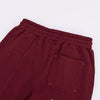 Oops Paint Flare Sweatpants Burgundy