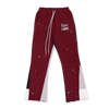 Oops Paint Flare Sweatpants Burgundy