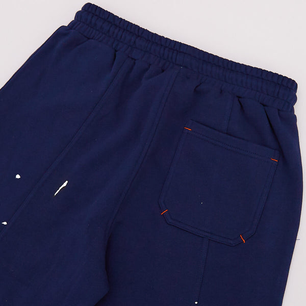 Oops Paint Flare Sweatpants Navy