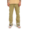 Spiral Flare Chinos Olive Tan