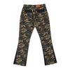 Washed Camo Flare Twill Pants Woodland