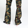 Washed Camo Flare Twill Pants Woodland